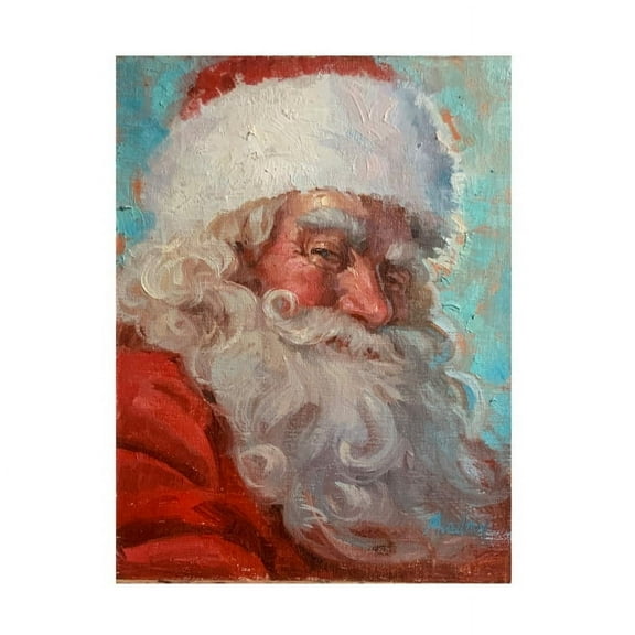 Meadowpaint 'Old Saint Nick' Canvas Art