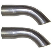 Scott Drake C5ZZ-5257-TIP Exhaust Tips Turn Down 2" Reduced To 1.875"