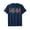 L305 Navy, variant on Curuila Toddler Kids Girls T Shirts Short Sleeve Letter Print Crew Neck Tops For Girls Loose Fit Comfortable Tee Size 2-3 Years