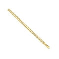 thumbnail image 5 of Jewelstop 10K Yellow Gold Shiny Round Chain Bracelet, Lobster Clasp - 7 inches, 1.4gr., 5 of 6