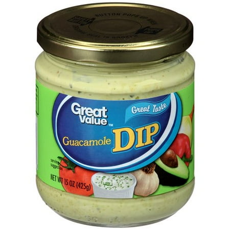 Great Value Guacamole Dip, 15 oz