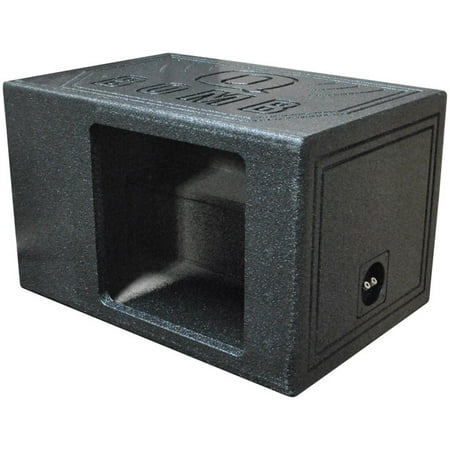 Q Power QBOMB12VL SINGLE SQ Single 12-Inch Side Ported Speaker Box for Kicker L7 Subwoofer