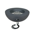 thumbnail image 5 of Elementi Natural Gas Concrete Lunar Bowl Fire Pit w/ Auto Ignition, Grey, 5 of 7