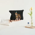 thumbnail image 4 of QZHH Animal Tiger Birthday 2 Pcs Canvas Tote Bags Cute Aesthetic Tote Bags with Zipper Portable Tote Bag Black, 4 of 8