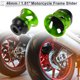 thumbnail image 2 of Protector de guardabarros de aleación de aluminio de 14mm para slider de marco de motocicleta, protección contra choques, 46mm 46mm, Verde Negro, 2 Pcs, 2 of 7