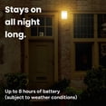 thumbnail image 3 of Techko Solar Wall Light - Amber or White Light, 3 of 10