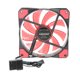 thumbnail image 3 of 12V 3-4Pin 15LED Lighting PC Case Fan Cooler Computer Cooling Fan (Rojo) Tmvgtek Para estrenar, 3 of 9