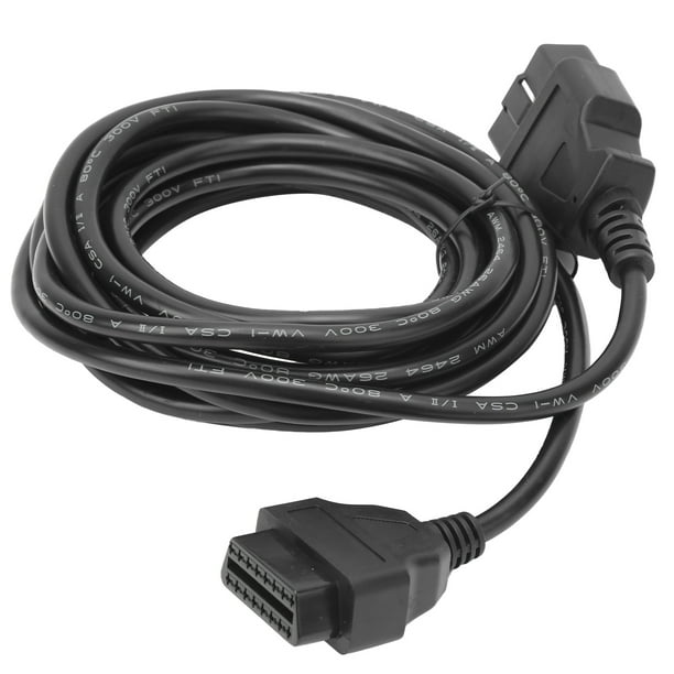 Cable de diagnóstico OBD2 para automóvil de 5 m/16,4 pies, conector de 16 pines a 16 pines para Launch X431 PRO/PRO3
