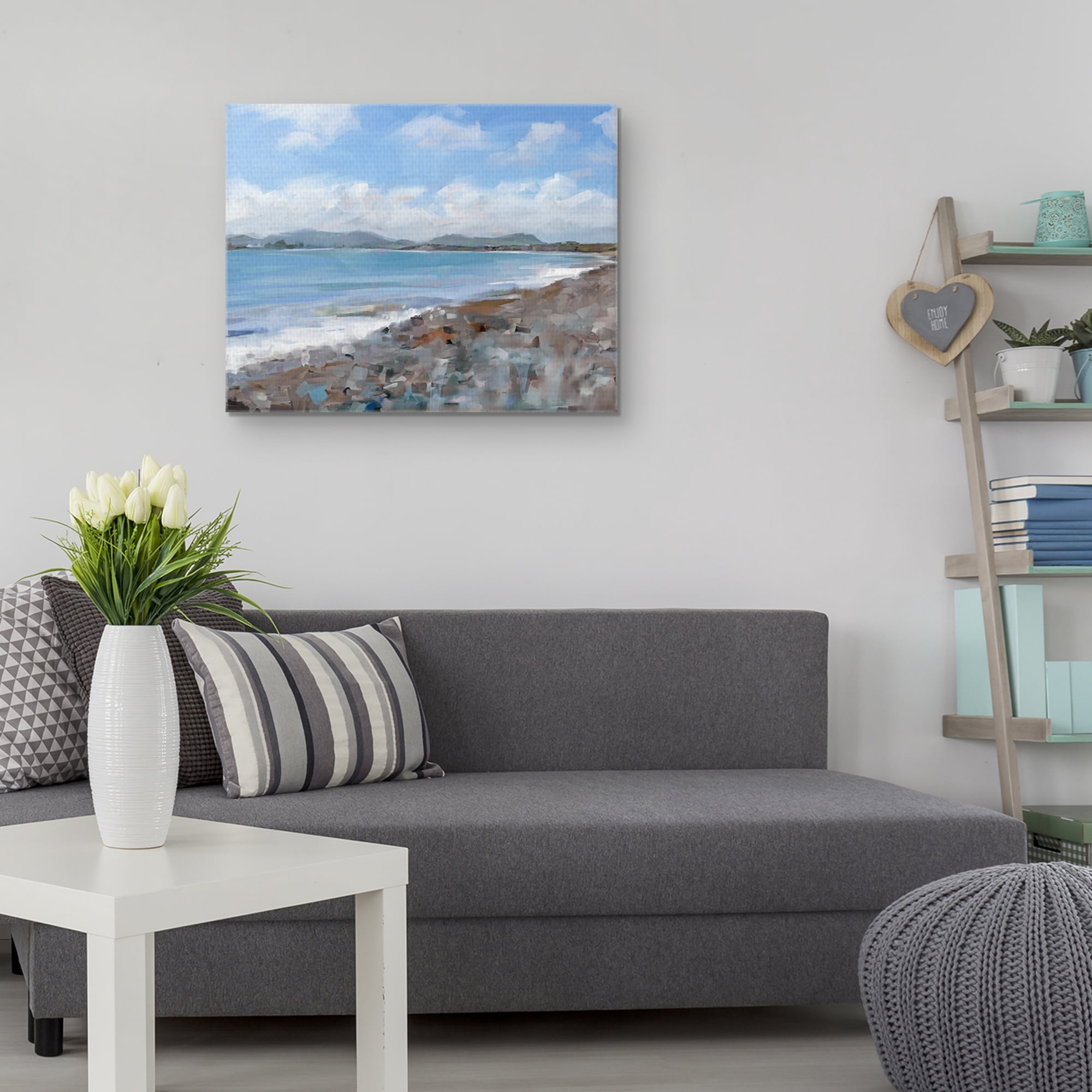 Masterpiece Art Gallery Shoreline by Studio Arts Canvas Art Print