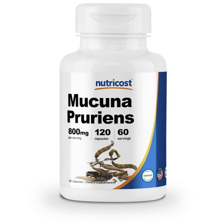 Nutricost Mucuna Pruriens 400mg, 120 Capsules - Made with High-Quality Mucuna Pruriens