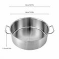 thumbnail image 2 of 11 Quart Stainless Steel Large Soup Cookware Cooking Stockpot Lightweight & Lid, 2 of 11