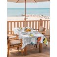 thumbnail image 2 of Outdoor Tablecloth with Umbrella Hole for Patio/Picnic/Party/Camping, Childlike Fun Waterproof Table Cloth Rectangle Table Cover Washable, Abstract Modern City Car Silhouette Watercolor (60"x 84"), 2 of 8