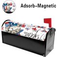 thumbnail image 2 of 4th of July Cat Mailbox Cover 21x18 Inch, Independence Day Post Letter Box Covers, American Flag Patriotic Holiday Magnetic Waterproof Mail Wraps for Outdoor Yard Garden Standard Mailbox Decor, 2 of 6