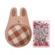 thumbnail image 1 of Alfiletero con base de madera de 100 alfileres, accesorios para herramientas de costura para el hogar Set B, 1 of 9