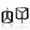 black, variant on Aluminum Alloy Flat Bicycle Pedals for Mountain Bikes