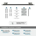 thumbnail image 5 of Amerock Esquire Polished Nickel/Black Bronze 18 inch (457mm) Towel Bar, 5 of 8