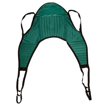 Leg Sling - Drive Medical Padded U Sling, with Head Support, Large