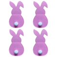 thumbnail image 2 of Birdeem Set of 4 Bunny Flatware Holders Easter Bunny Cutlery Bag Rabbit Cutlery Set with Tail, 2 of 6