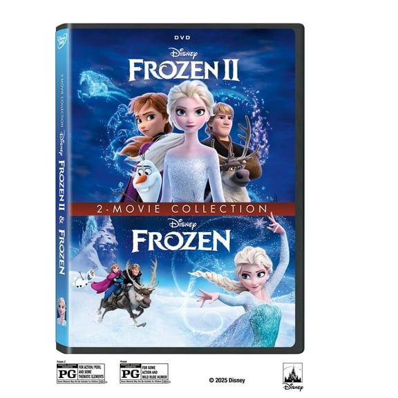 Frozen and Frozen 2, Double Feature (DVD) Disney, Animated