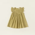thumbnail image 4 of Vestido de verano para niña, vestido de princesa de encaje, bonito y exquisito vestido de manga corta con volantes, 4 of 5