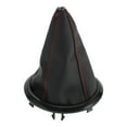 thumbnail image 1 of Ofertas Únicas 1 Pc Funda de palanca de cambios para Suzuki Swift 2005-2010 Funda de pomo de palanca de cambios Negro Rojo Cuero Sintético, 1 of 1
