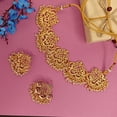thumbnail image 2 of Efulgenz Indian Jewelry Set Traditional Faux Pearl Beaded Choker Necklace Earrings Bollywood Jewelry Set for Women, 2 of 5