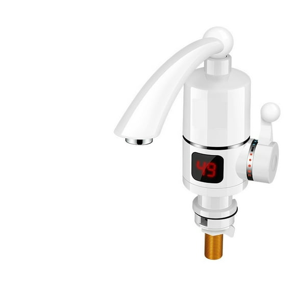 Tankless Instant Electric Water Heater Temperature Display Water Heating Kitchen Hot 3000W Water Heater with LED Water Boiler ,Rapid Water Heating