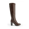 thumbnail image 2 of BURUDANI Women Chunky-Heel Knee-High Boots Side-Zip Fashion Riding Boots for Fall & Winter, 2 of 7