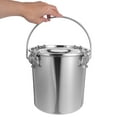 thumbnail image 5 of MLINS Stainless Steel Sealed Milk Bucket Food Safe Bucket Portable Storage Container With Handle For Transporting Milk Oil Soup And Beverages 7L, 5 of 8