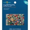 Hello Hobby Long Ball-Head Size 24 Pins (200 Count)