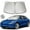 Silver, variant on WSBDENLK Car Sun Shield, Sunscreen Isolation, Sunshade Products 240T Polyester Front Window, Front Shield,56X37 Inches Car Sun Screens for Front Windshield Parasol Para Parabrisas