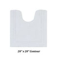 thumbnail image 3 of Better Trends Premium 3 Piece Bathroom Rug Set 100% Cotton, Extra Soft Tufted Bath Mat, Water Absorbent & Reversible Mat, White Lux Collection, 3 of 7
