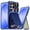 Blue, variant on Rugged Shield Case for Galaxy S26 Ultra, 12FT Military Drop Protection Slide Camera Cover RFID Blocking & Kickstand Wallet Case with Cards Slots, Purple