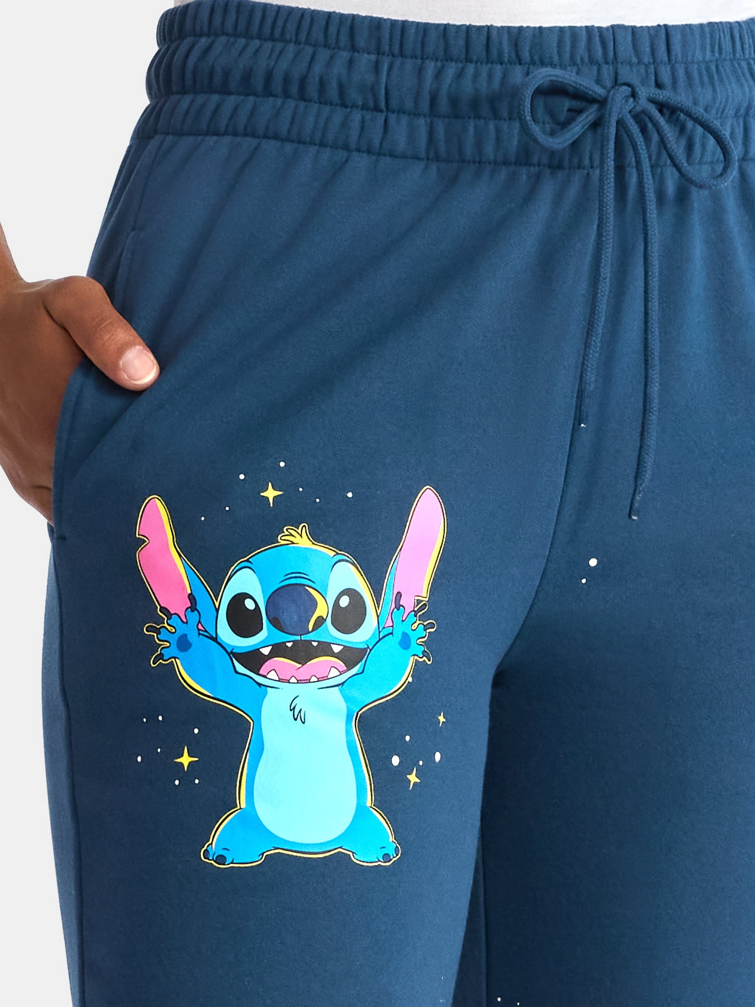 Disney Stitch Women's Graphic Jogger Pants, 29" Inseam, Sizes XXS-XXL
