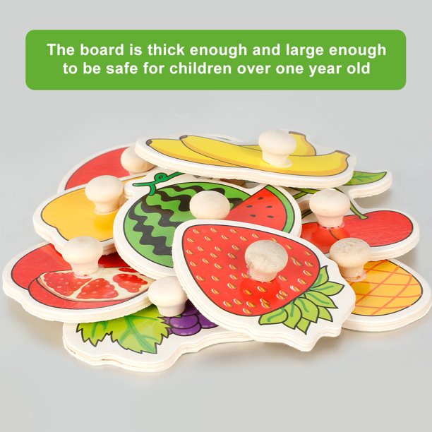 Interactive Knob Puzzle Toys Early Educational Hand Grab Boards Toy