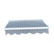 thumbnail image 5 of Accesorio para casa de muñecas en miniatura, decoración de micropaisaje, toldo decorativo para exteriores Rayas azul marino, 5 of 9