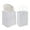 White, variant on 100pcs 5.25x3.25x8.25 Inch Small Plain Natural Paper Gift Bags with Handles Bulk, Kraft Bags for Birthday Party Favors Grocery Retail Shopping Business Goody Craft Bags Cub (Brown 100 Count)