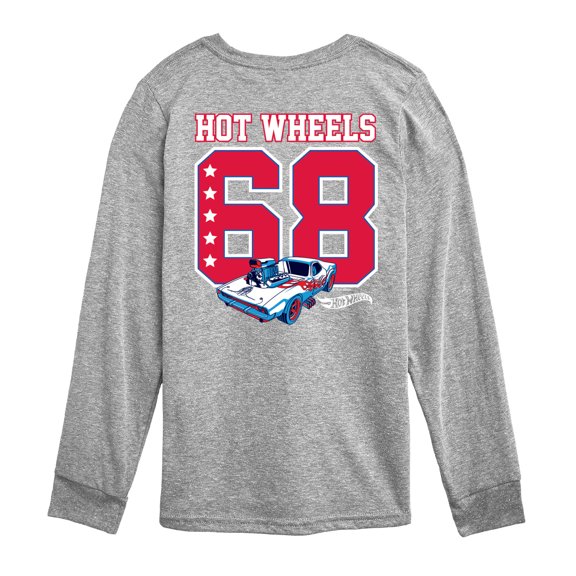 Hot Wheels - Jersey - Youth Boys Long Sleeve Graphic T-Shirt