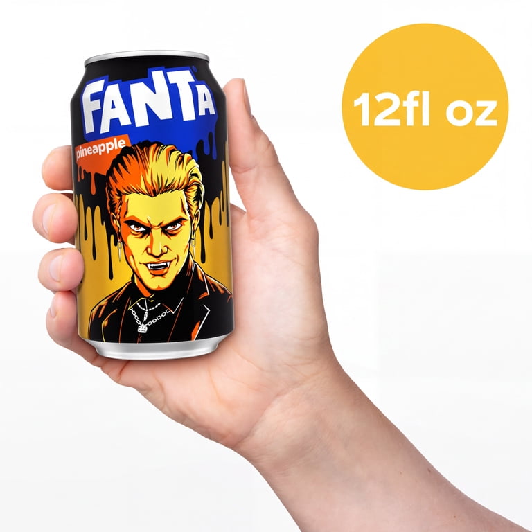 Fanta, Pineapple Soda, 12 fl oz, 12 Pack Fridge Pack - Walmart.com