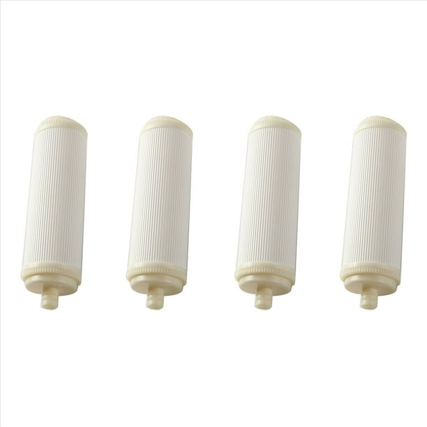 4X Filtro de Membranas de Ultrafiltración de Fibra Hueca Tipo de 10 Pulgadas, Membrana de Alto Flujo de 0,01 Micrómetros, Seco