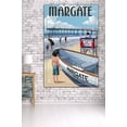 thumbnail image 3 of Margate, New Jersey, Lifeguard Stand (36x54 Giclee Gallery Art Print, Vivid Textured Wall Decor), 3 of 3