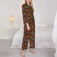 thumbnail image 5 of Wukai Daisies Flowers Print Women's Pajama Set - Soft Long Sleeve Sleepwear for Comfort and Style-Large, 5 of 9