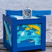 SevenFriday T1-09 Unisex Beach Club Blue Strap Automatic Watch