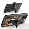 thumbnail image 2 of DALUX Card Holster Kickstand Phone Case Compatible with Galaxy A32 5G (2021) 6.5 inch - Wolf Face, 2 of 3