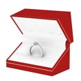 thumbnail image 3 of Dazzlingrock Collection 0.25 Carat (ctw) 14K Round & Princess Diamond 3 stone Engagement Ring 1/4 CT, White Gold, Size 6, 3 of 3