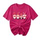 thumbnail image 1 of Camisetas de Manga Corta para Mujeres, Camiseta de Cuello Redondo Impresa de Moda, Primavera Y Verano Casual, 1 of 8