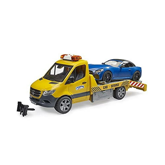 No name - Mercedes Sprinter tow truck with light + sound module and auto Roadster 02675 BRUDER