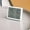 White, variant on NARABB Slim LCD Screen Electronic Digital Clock Can Be Hung On The Wall Back With Magnetic Suction Can Be Hung Refrigerator, Temperature And Humidity Sensor Detection