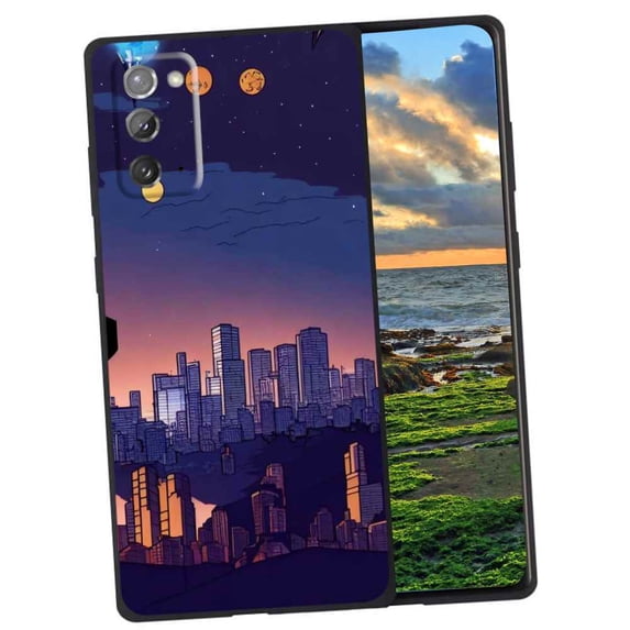 City-Land Phone Case, Degined for Samsung Galaxy Note 20 5G Case Men Women, Flexible Silicone Shockproof Case for Samsung Galaxy Note 20 5G
