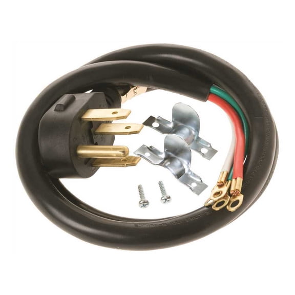 GE  Consumer & Industrial WX09X10035DS 4 ft. 4-Prong 40 Amp Range Cord Black